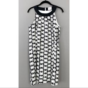 Becky & Max Graphic Print Linen Tank Dress